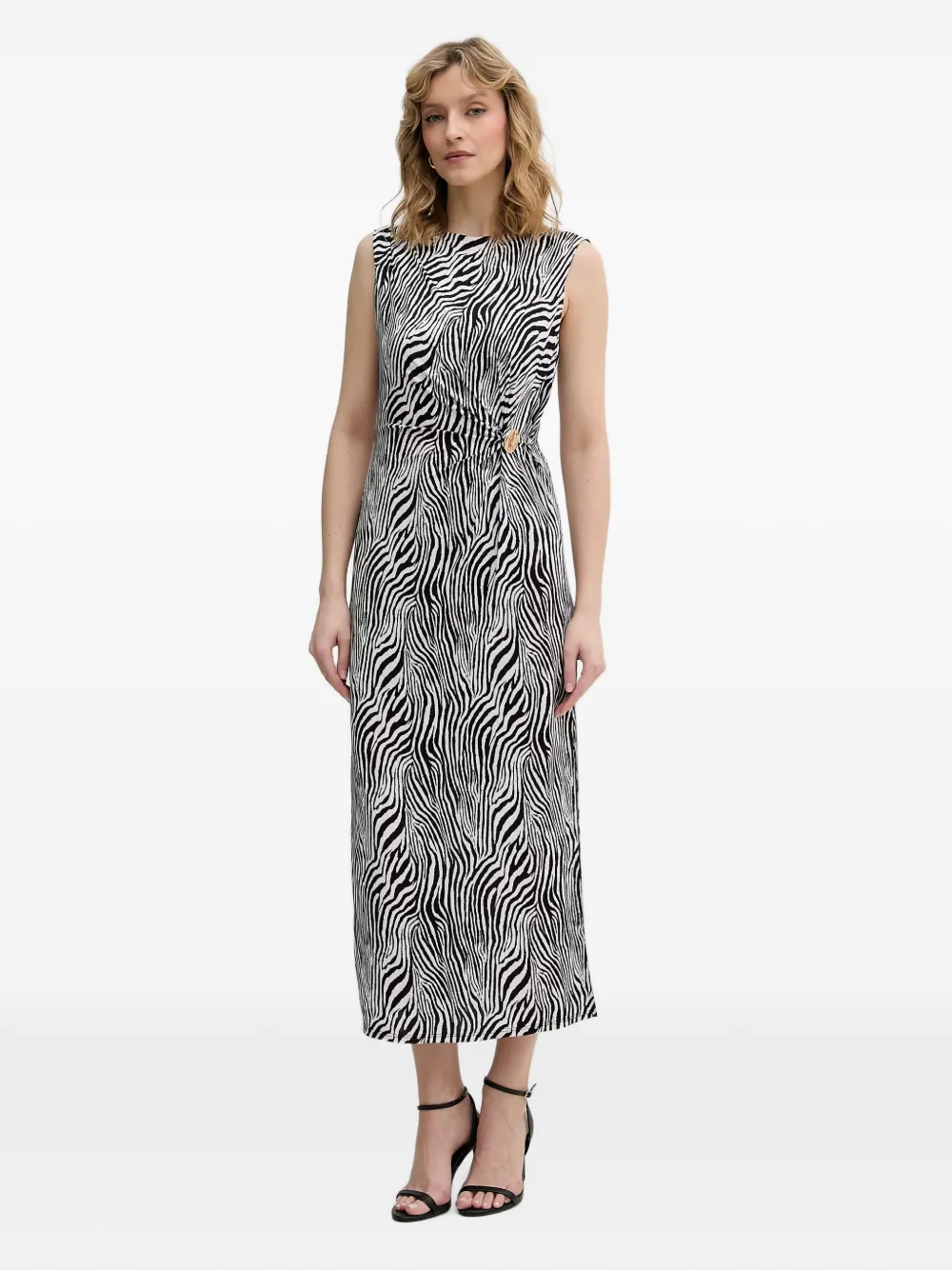 Morgan Jurk met zebraprint Zwart