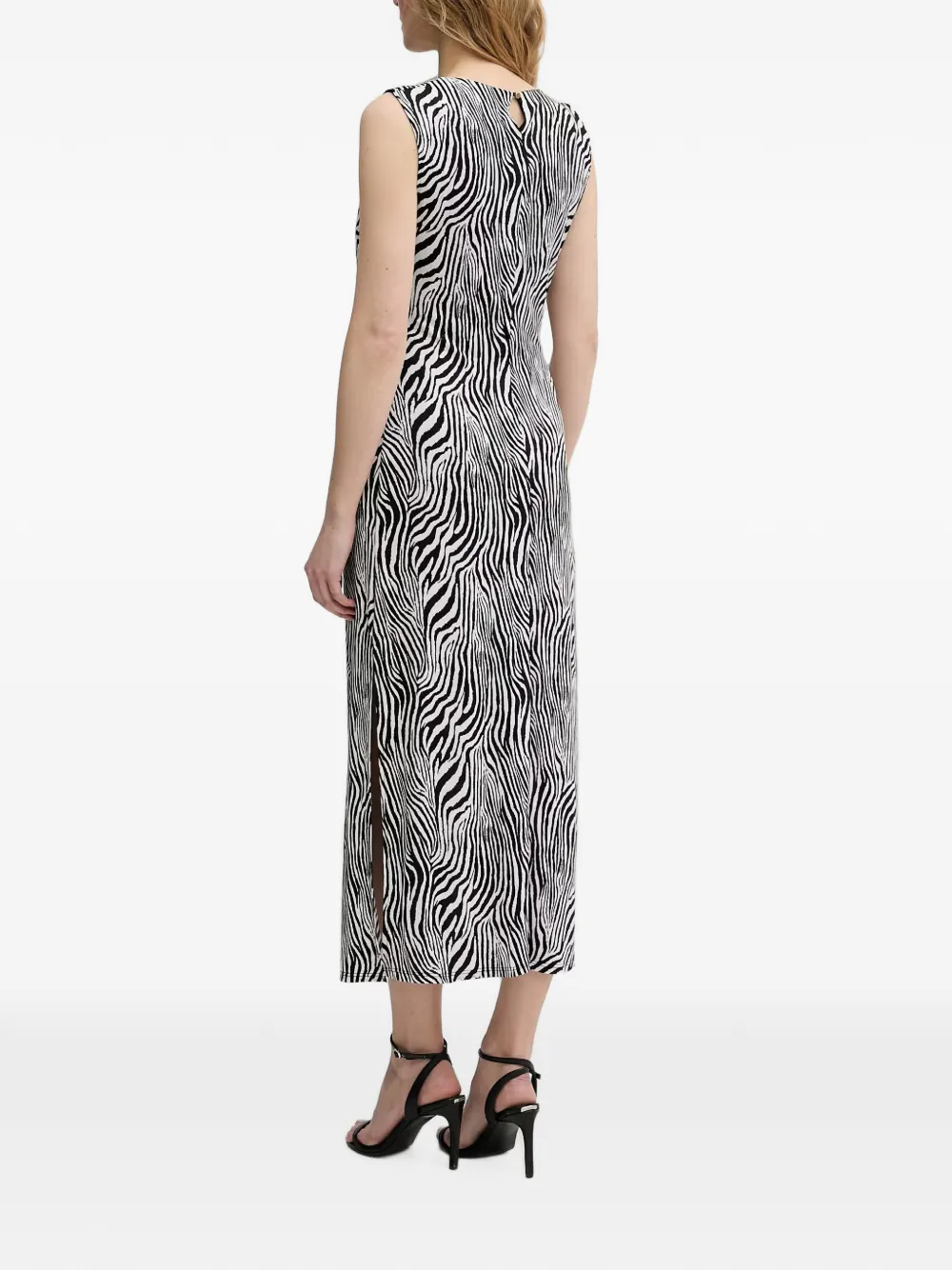 Morgan Jurk met zebraprint Zwart