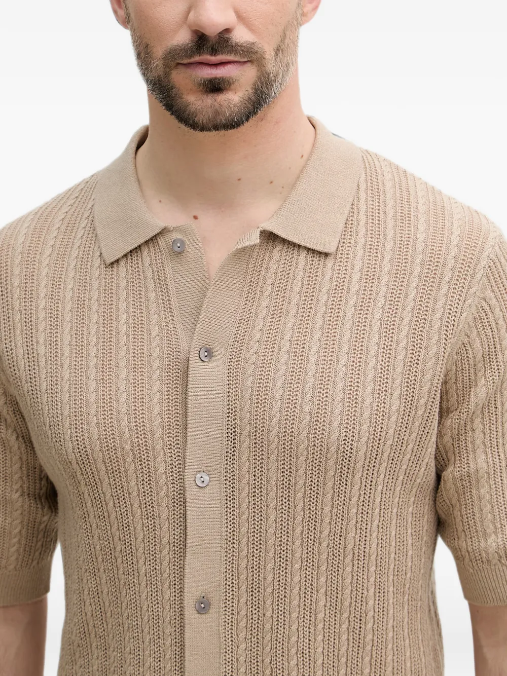 Mos Mosh Dario overhemd Beige