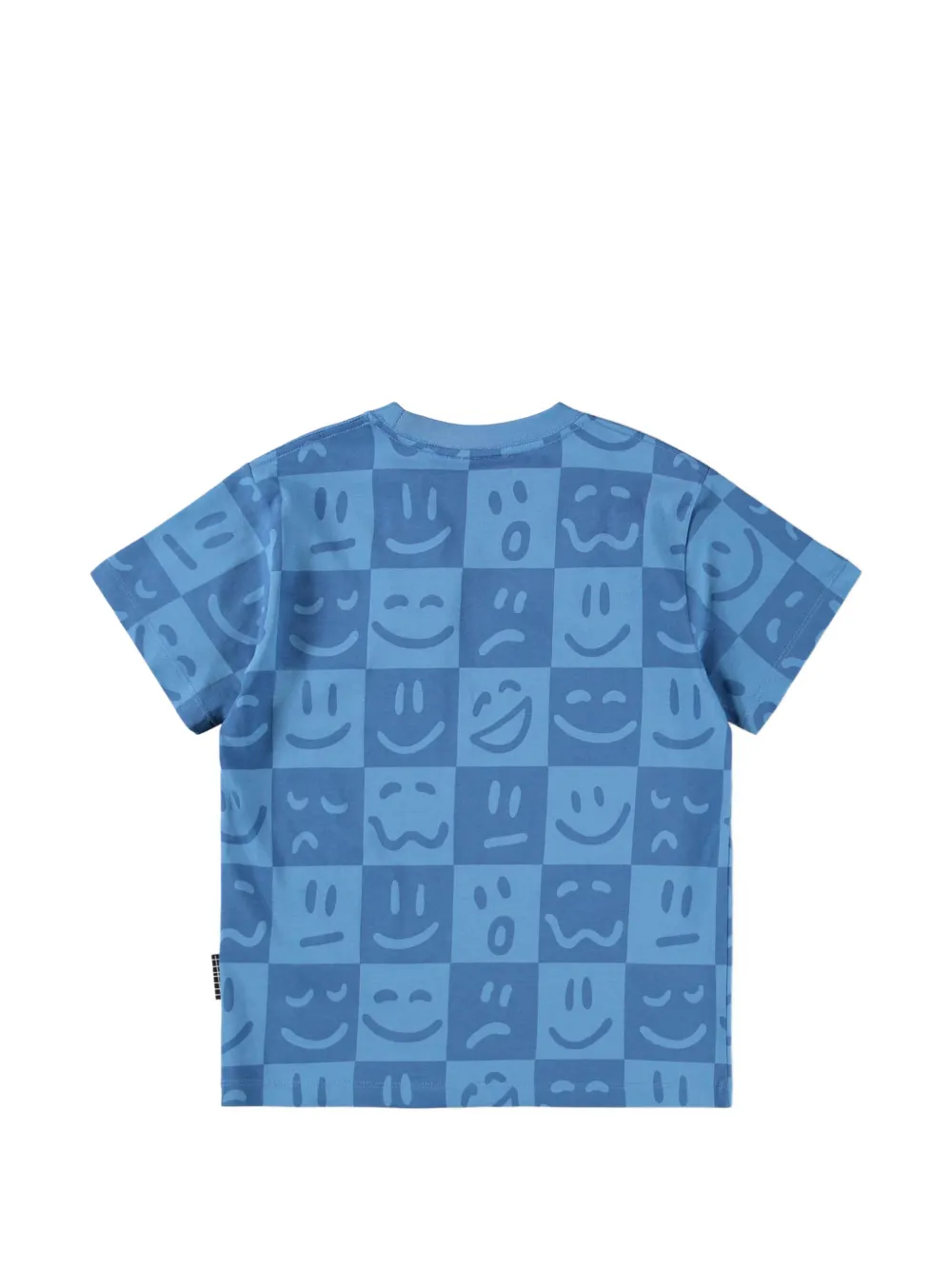 Molo Riley Vibe geruit T-shirt Blauw