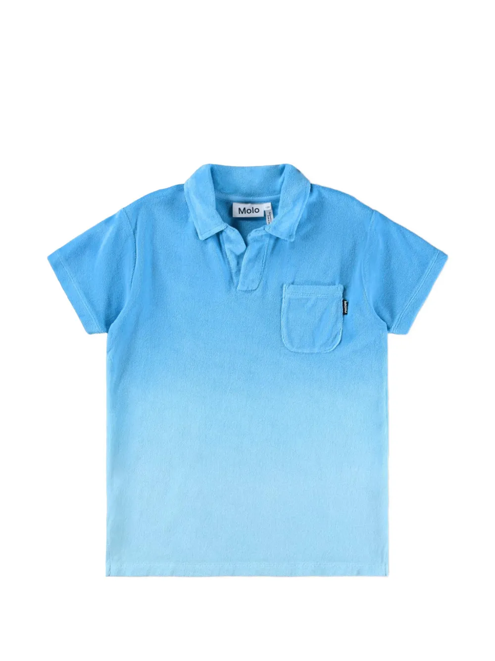 Molo ombré-effect terry-cloth T-shirt - Blu