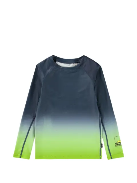 Molo Neptune LS gradient-effect raglan-sleeve swimwear