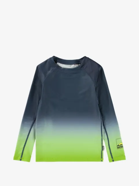 Molo Neptune LS gradient-effect raglan-sleeve swimwear