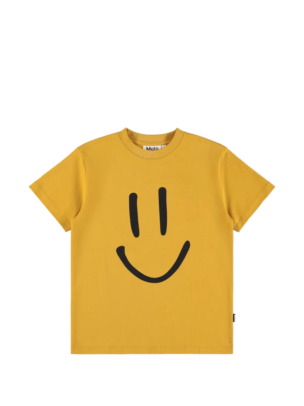 Molo Roxo smiley-print T-shirt - Giallo