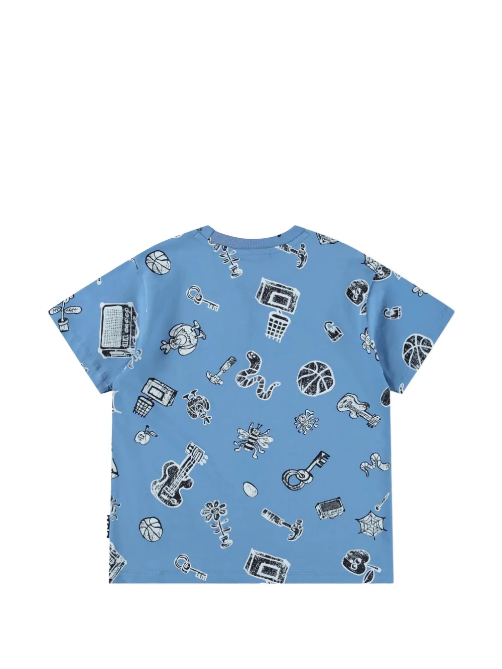 Molo T-shirt met print Blauw
