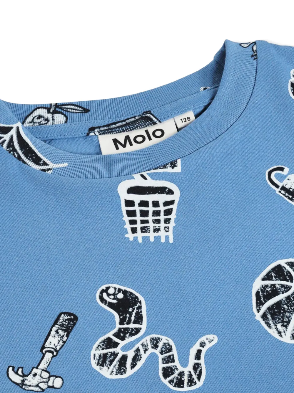 Molo T-shirt met print Blauw