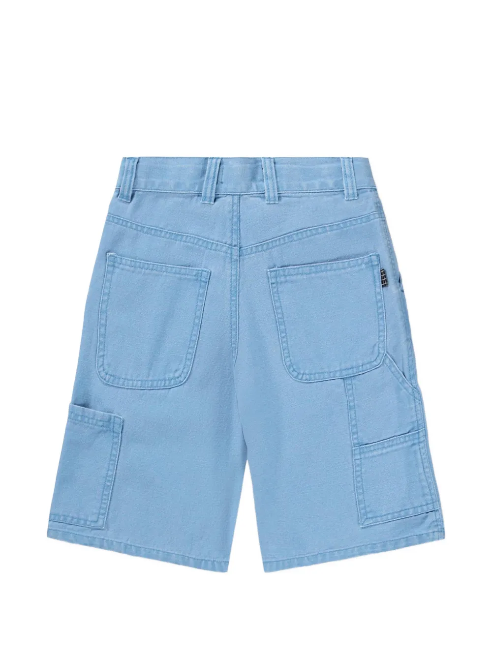  Molo Bermudas Archie Con Bolsillo De Parche - Azul 