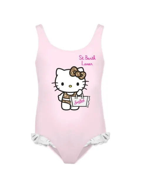MC2 Saint Barth Kids x Hello Kitty ruffled swimsuit
