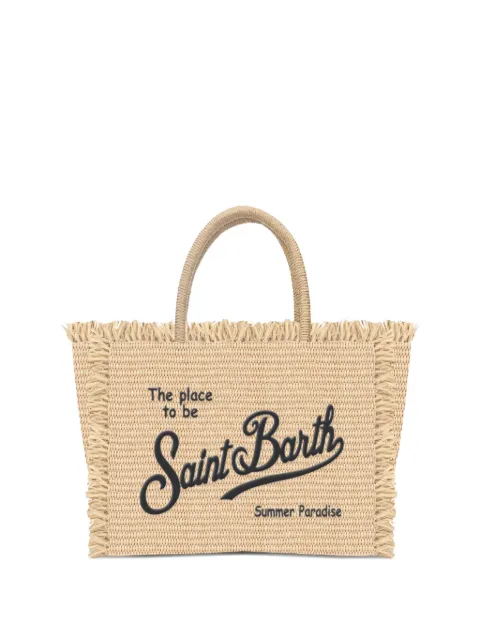 MC2 Saint Barth Kids Colette frayed tote bag