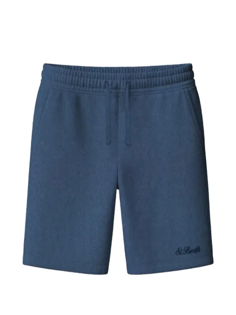 MC2 Saint Barth Kids drawstring-waist embroidered shorts