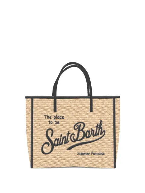 MC2 Saint Barth Kids Vanity embroidered mini tote bag