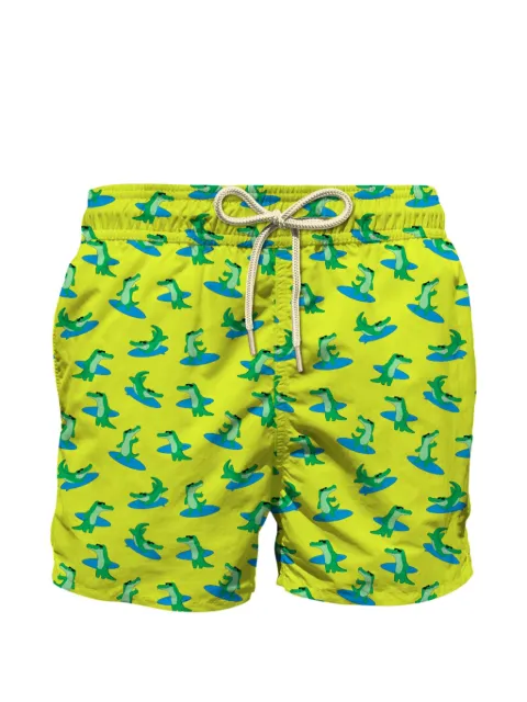 MC2 Saint Barth Kids Jean Lighting swim shorts with print