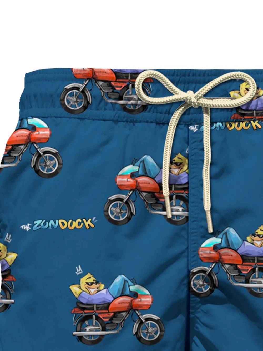 MC2 Saint Barth Kids Jean Lighting swim shorts Blauw