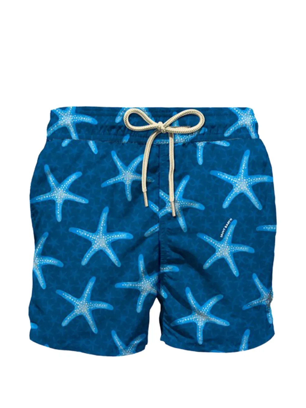 MC2 Saint Barth Kids short de bain imprimé à lien de resserrage - Bleu MC2 Saint Barth Kids short de bain imprimé à lien de resserrage - Bleu