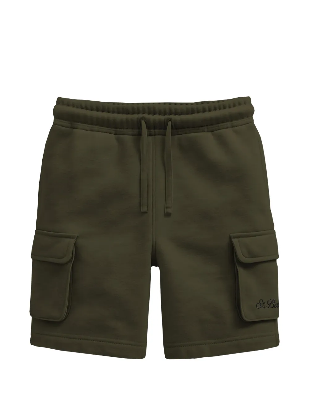 MC2 Saint Barth Kids Shorts met trekkoordtaille Groen