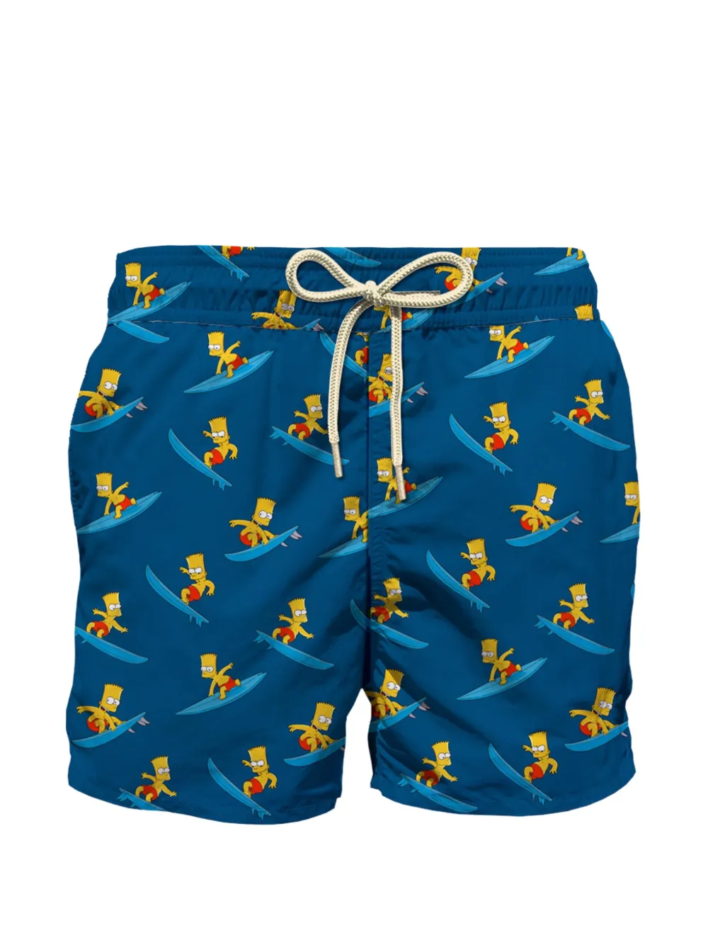 MC2 Saint Barth Kids Jean swim shorts Blauw