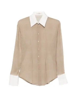 Brunello Cucinelli Camisa De Cashmere Mangas Longas | Neutro