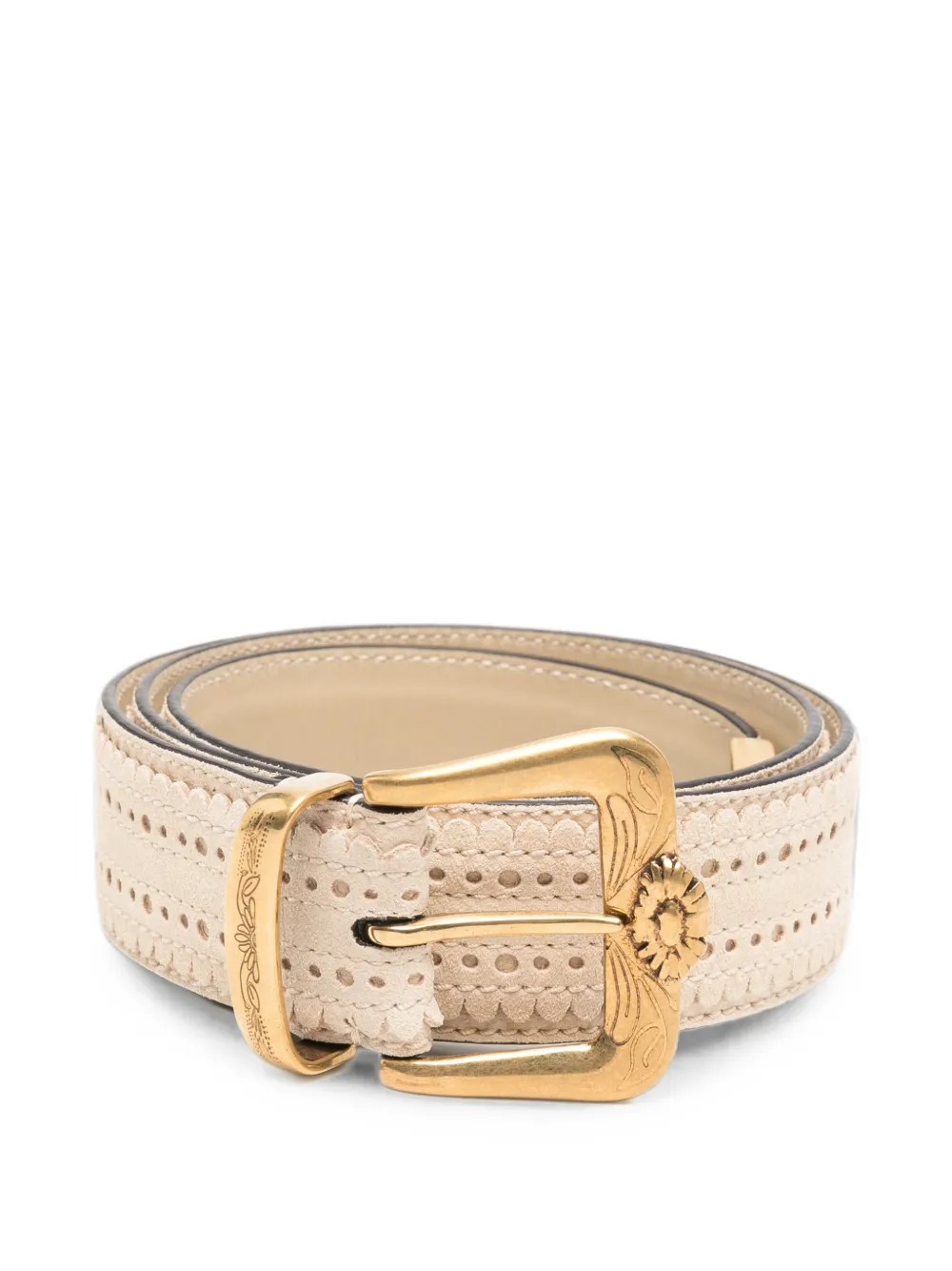 Ermanno Scervino laser-cut leather belt - Toni neutri
