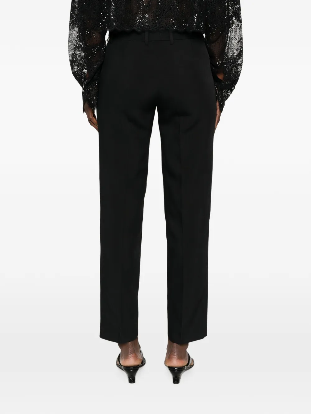Ermanno Scervino Broek met zak en riemlus Zwart