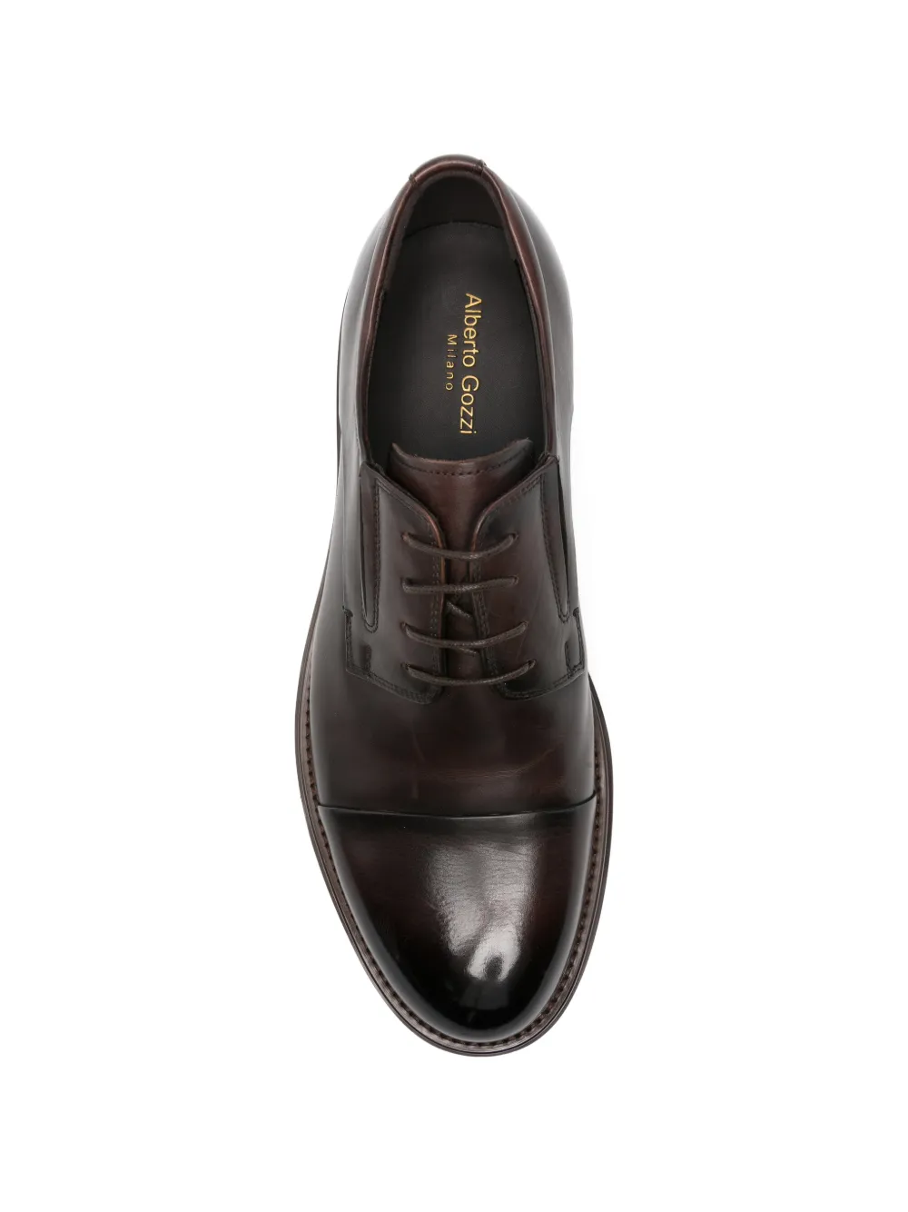 Alberto Gozzi cap-toe lace-up Derby shoes Bruin