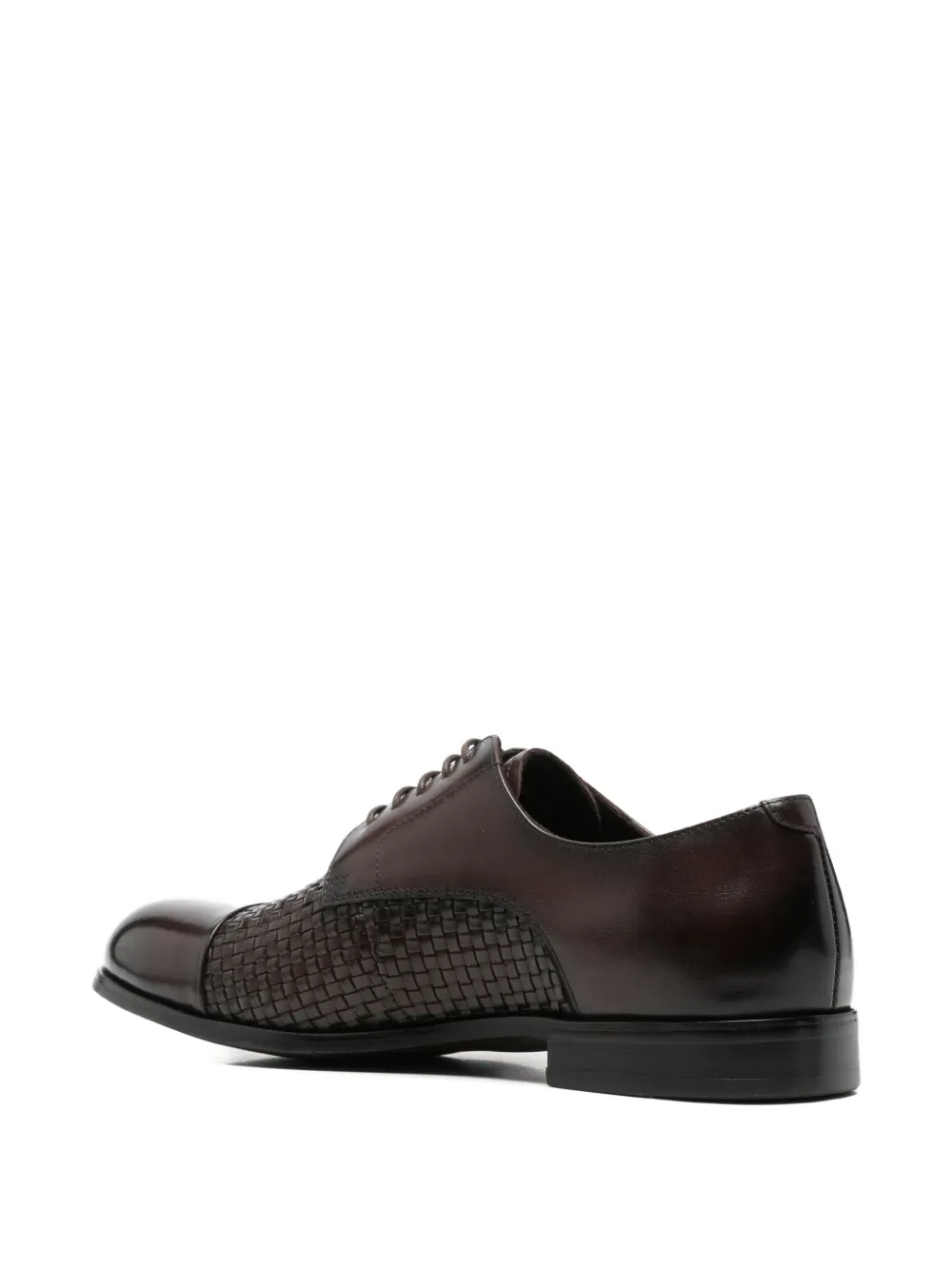 Alberto Gozzi woven-panel derby shoes Bruin