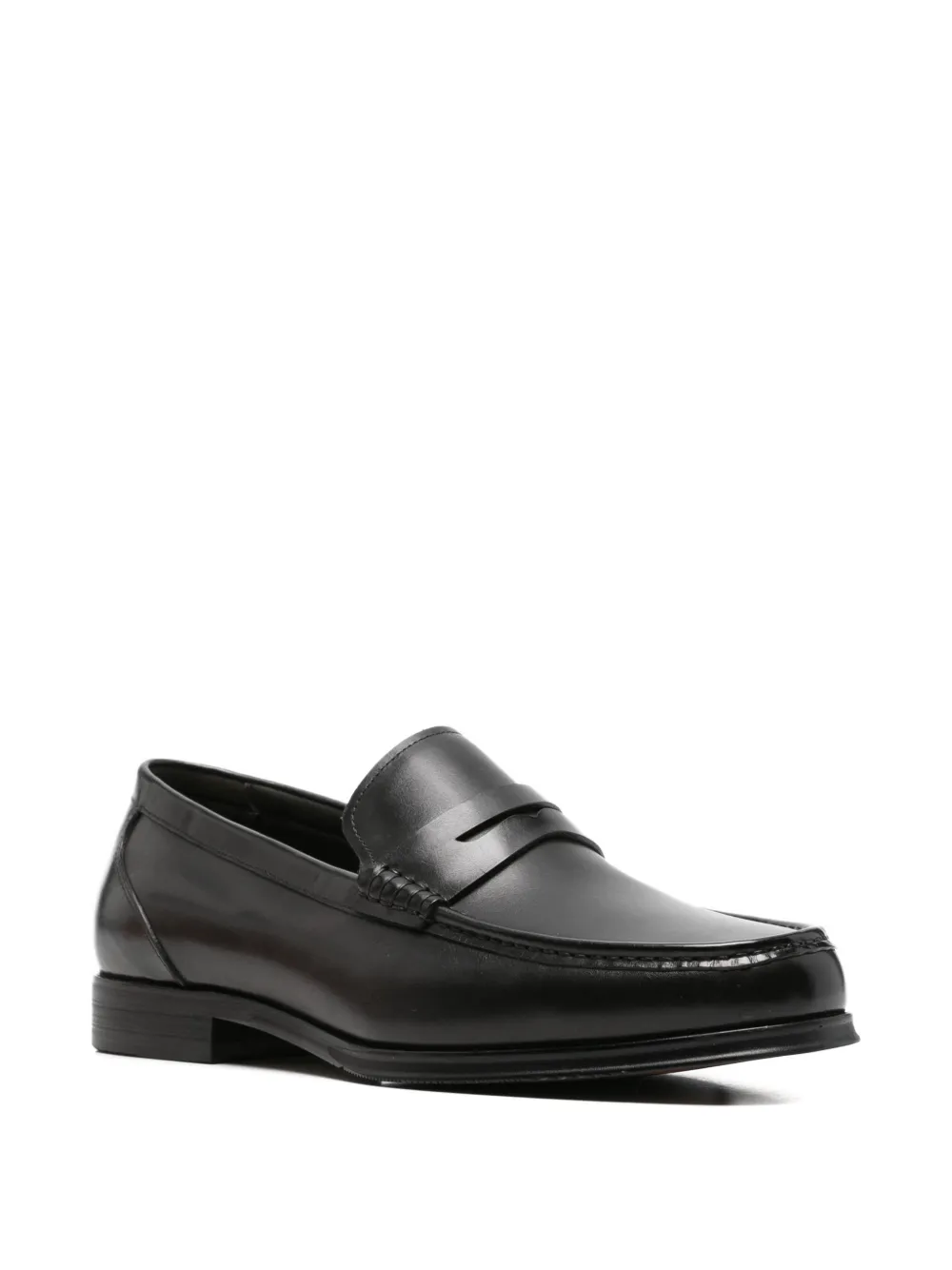Alberto Gozzi penny loafers Zwart