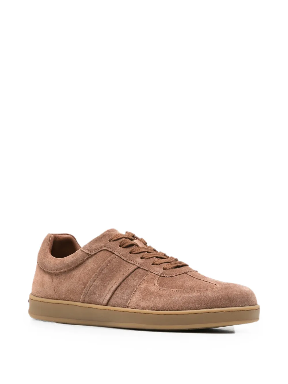 Alberto Gozzi suede panelled sneakers Beige
