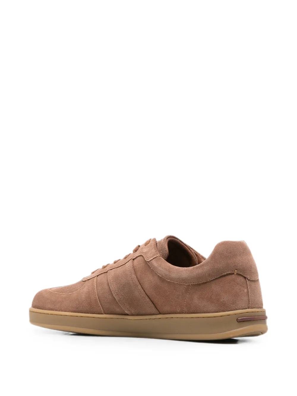 Alberto Gozzi suede panelled sneakers Beige