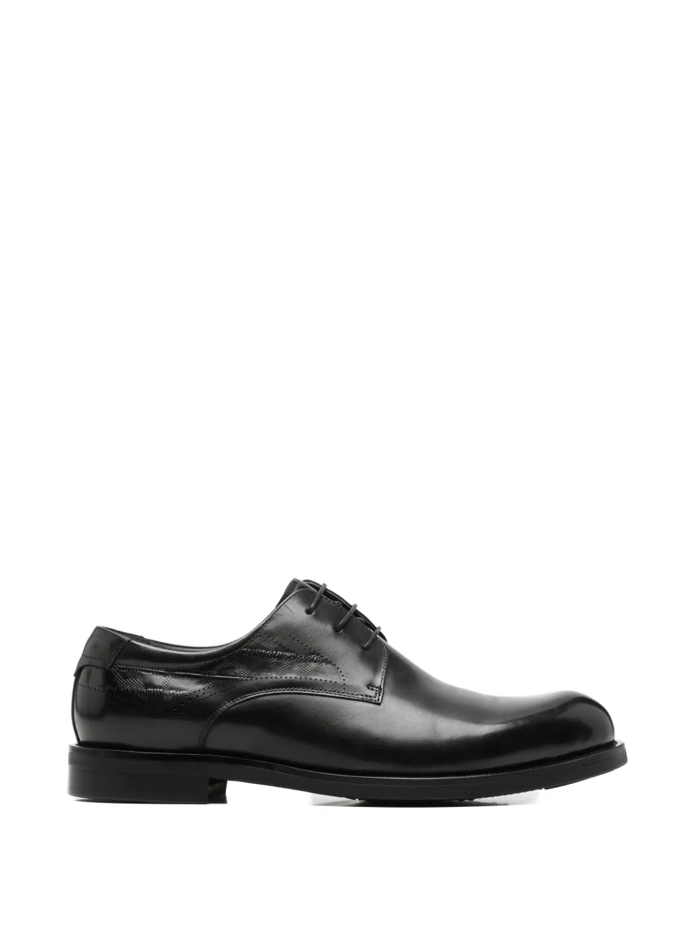 Alberto Gozzi perforated-detail lace-up shoes Zwart