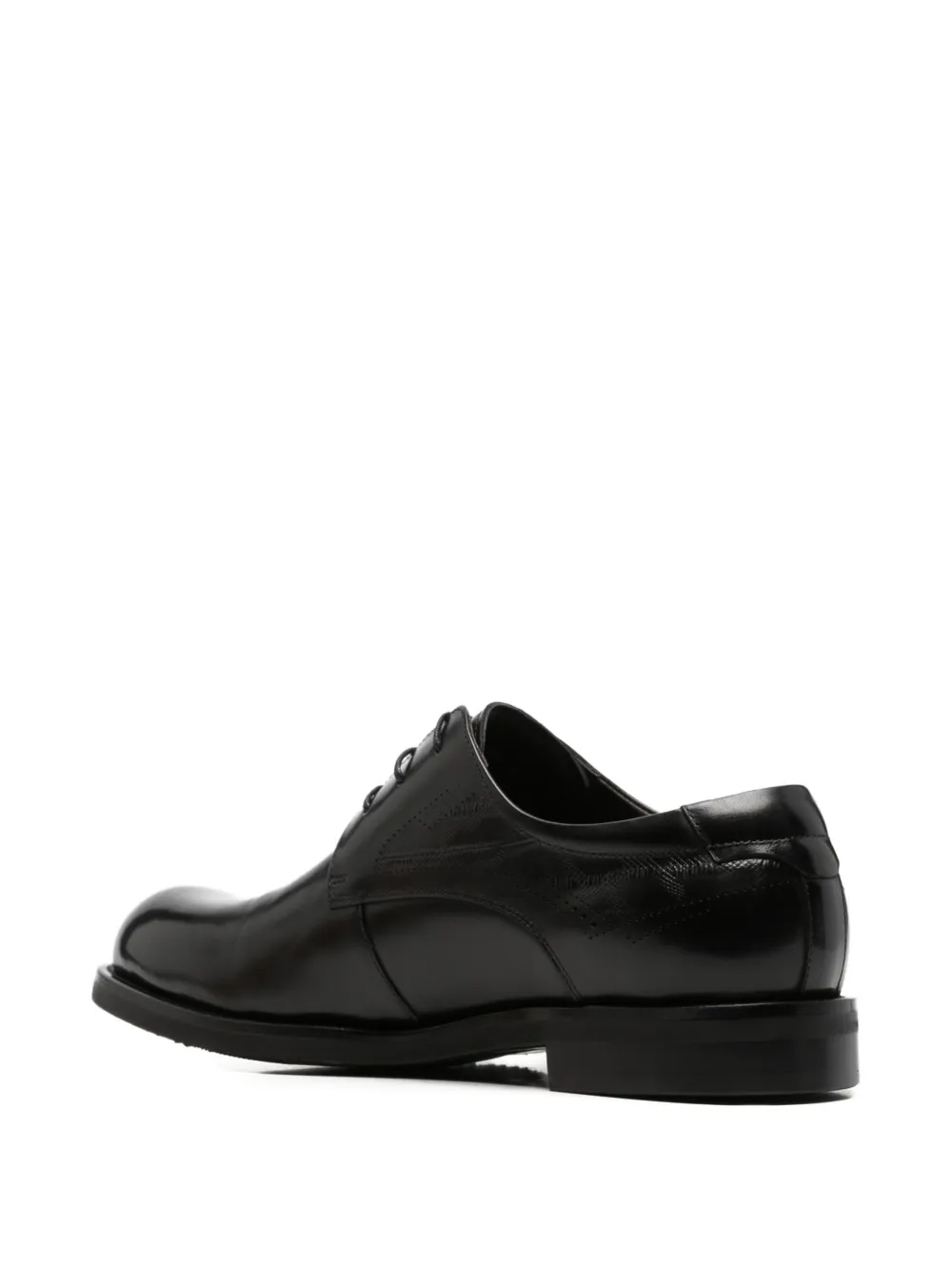 Alberto Gozzi perforated-detail lace-up shoes Zwart