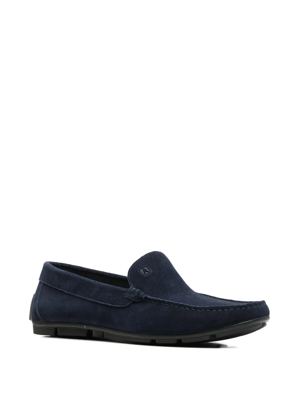 Alberto Gozzi leather loafers Blauw