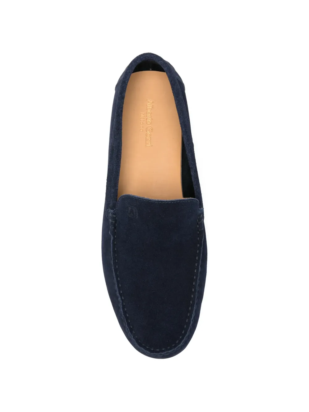 Alberto Gozzi leather loafers Blauw