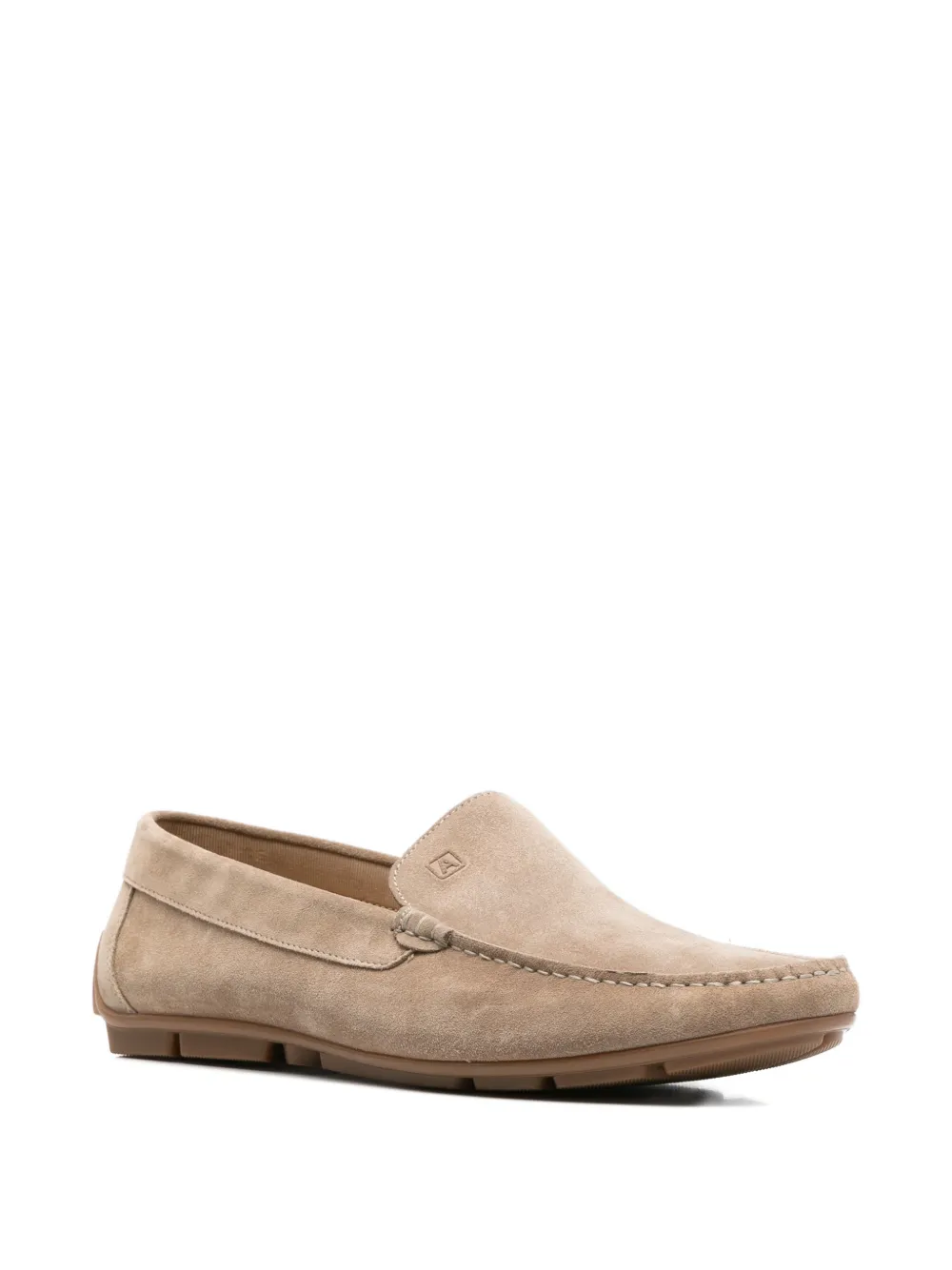 Alberto Gozzi leather loafers Beige