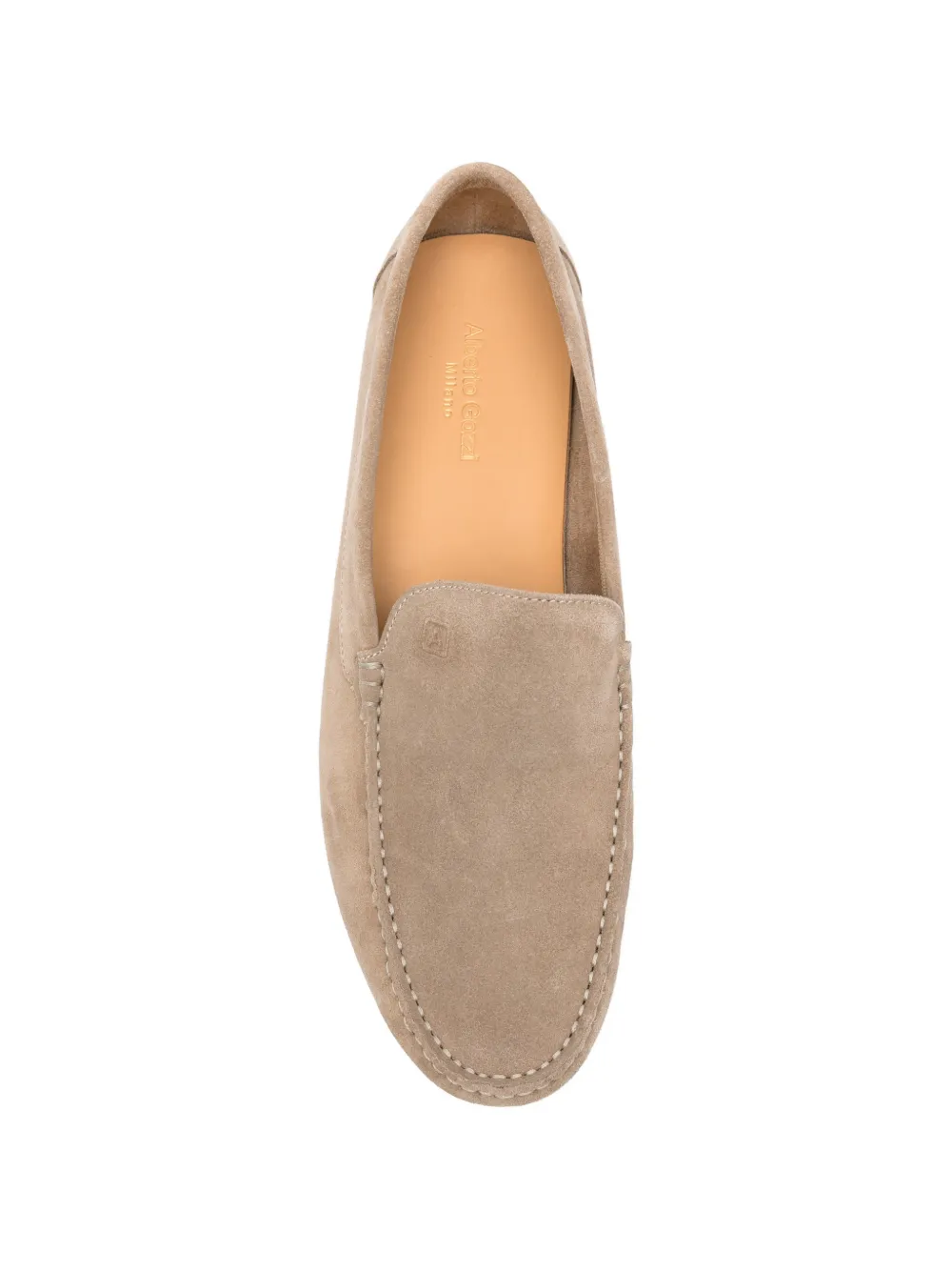Alberto Gozzi leather loafers Beige