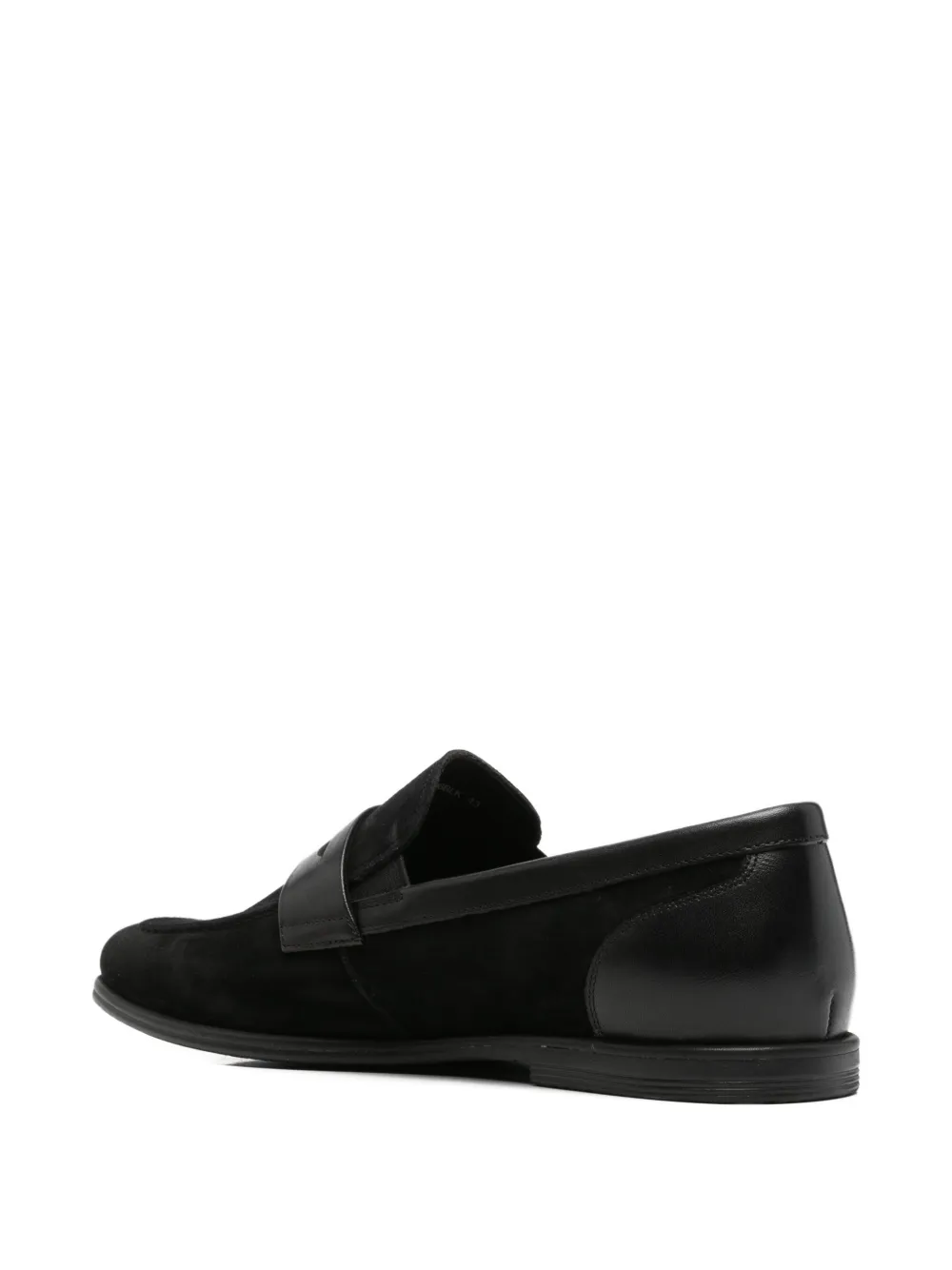 Alberto Gozzi penny-slot loafers Zwart