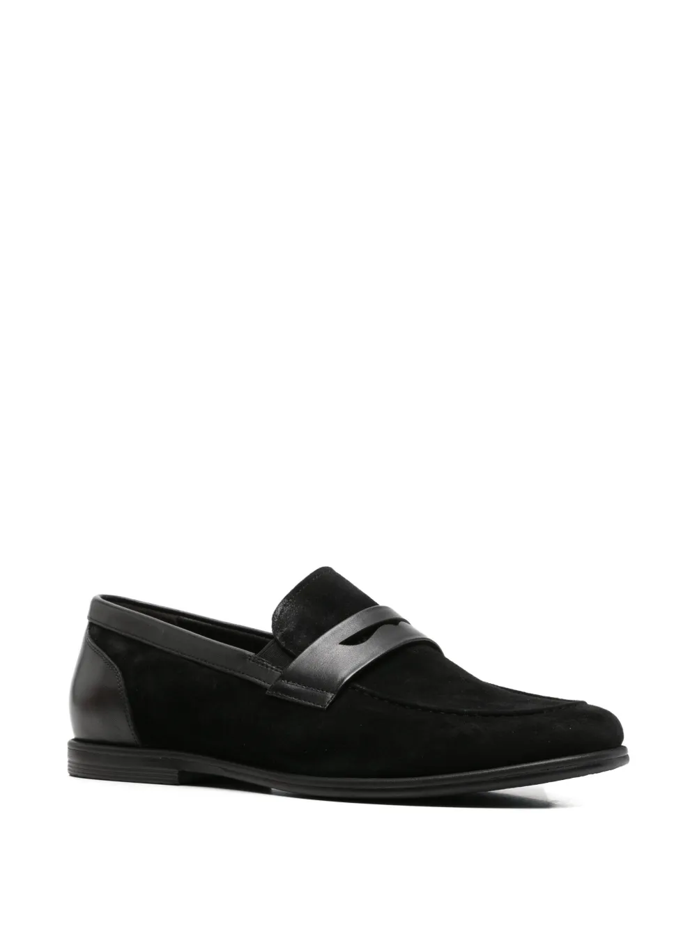 Alberto Gozzi penny-slot loafers Zwart