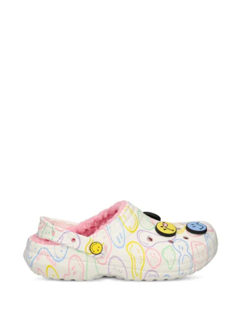 Crocs Smiley World fleece-lined slippers