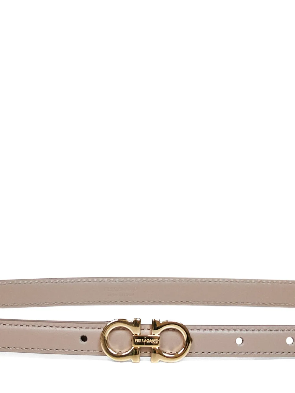 Ferragamo Leren gespriem Beige