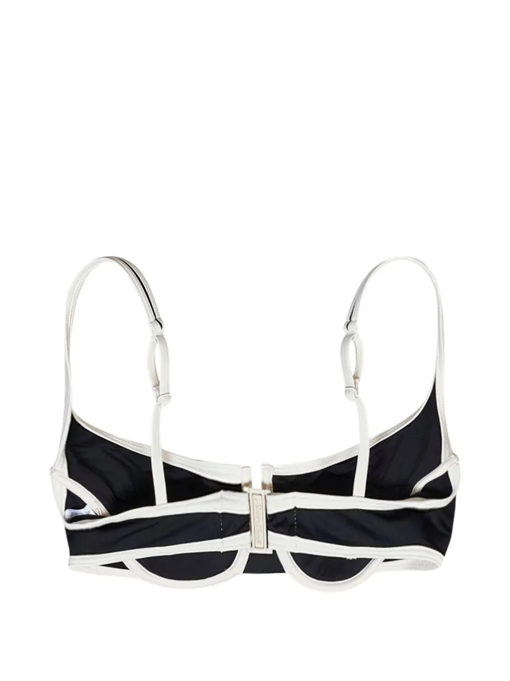 MC2 Saint Barth Bikinitop met contrasterende afwerking Zwart