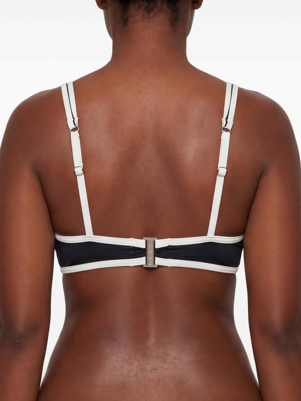 MC2 Saint Barth Bikinitop met contrasterende afwerking Zwart