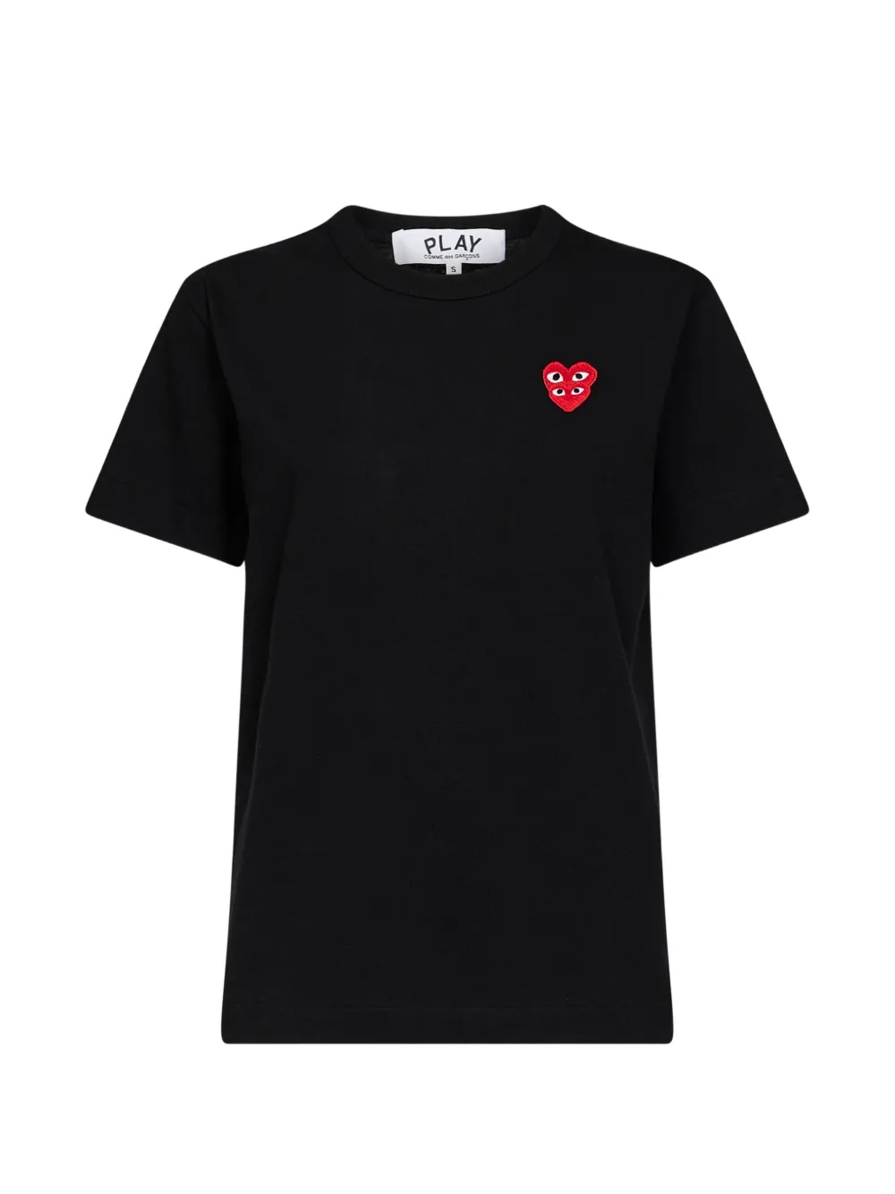Comme Des Garçons Play heart-patch T-shirt - Nero