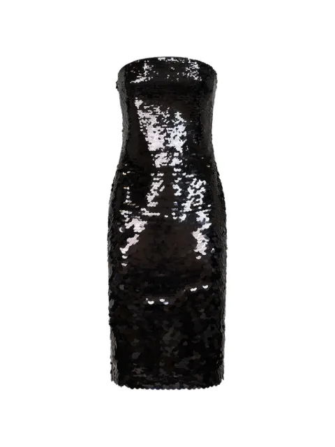 Alex Perry sequin-embellished strapless dress