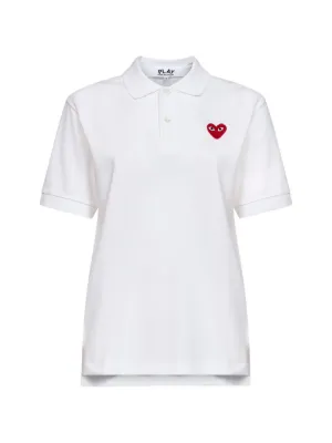 Comme Des Garçons Play ハート ロゴ ポロシャツ 通販 - FARFETCH