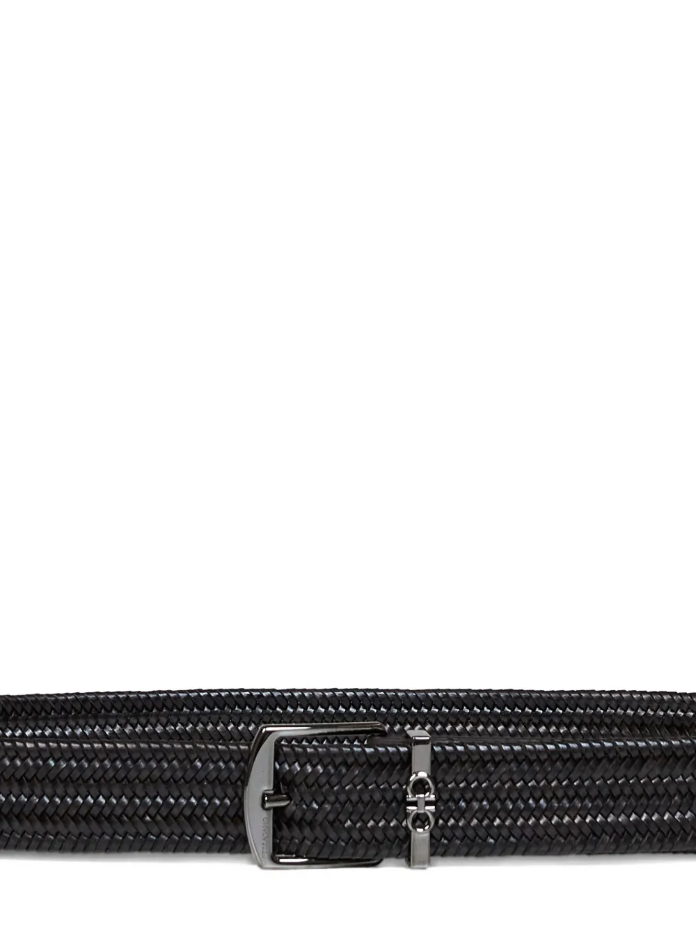 Ferragamo Geweven riem Zwart