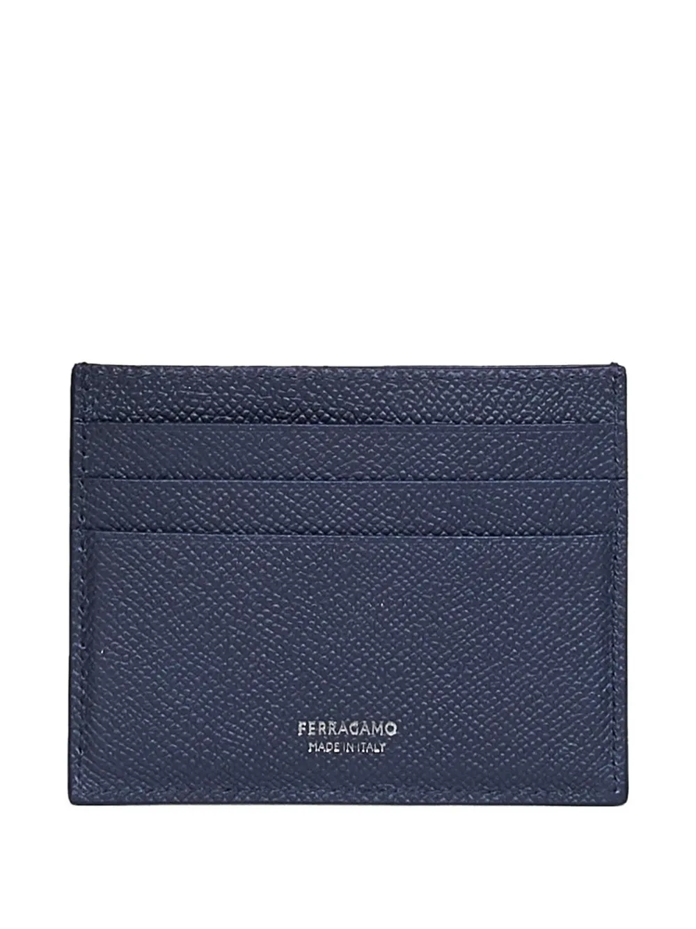 Ferragamo Gancini leather card holder - Blu