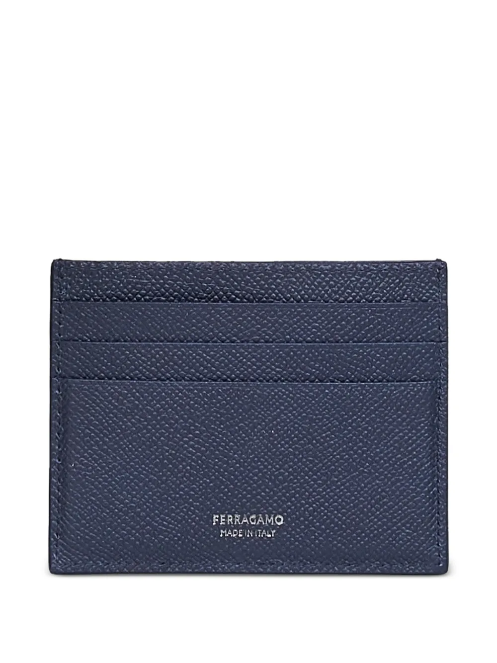 Ferragamo Gancini leather card holder - Blu