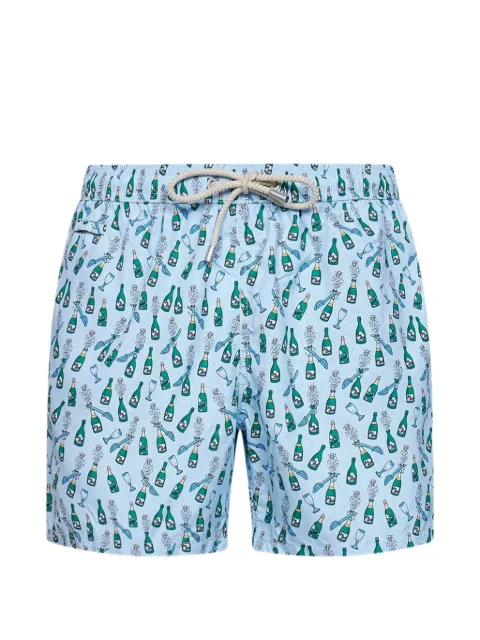 MC2 Saint Barth Happy Sabrage print swim shorts