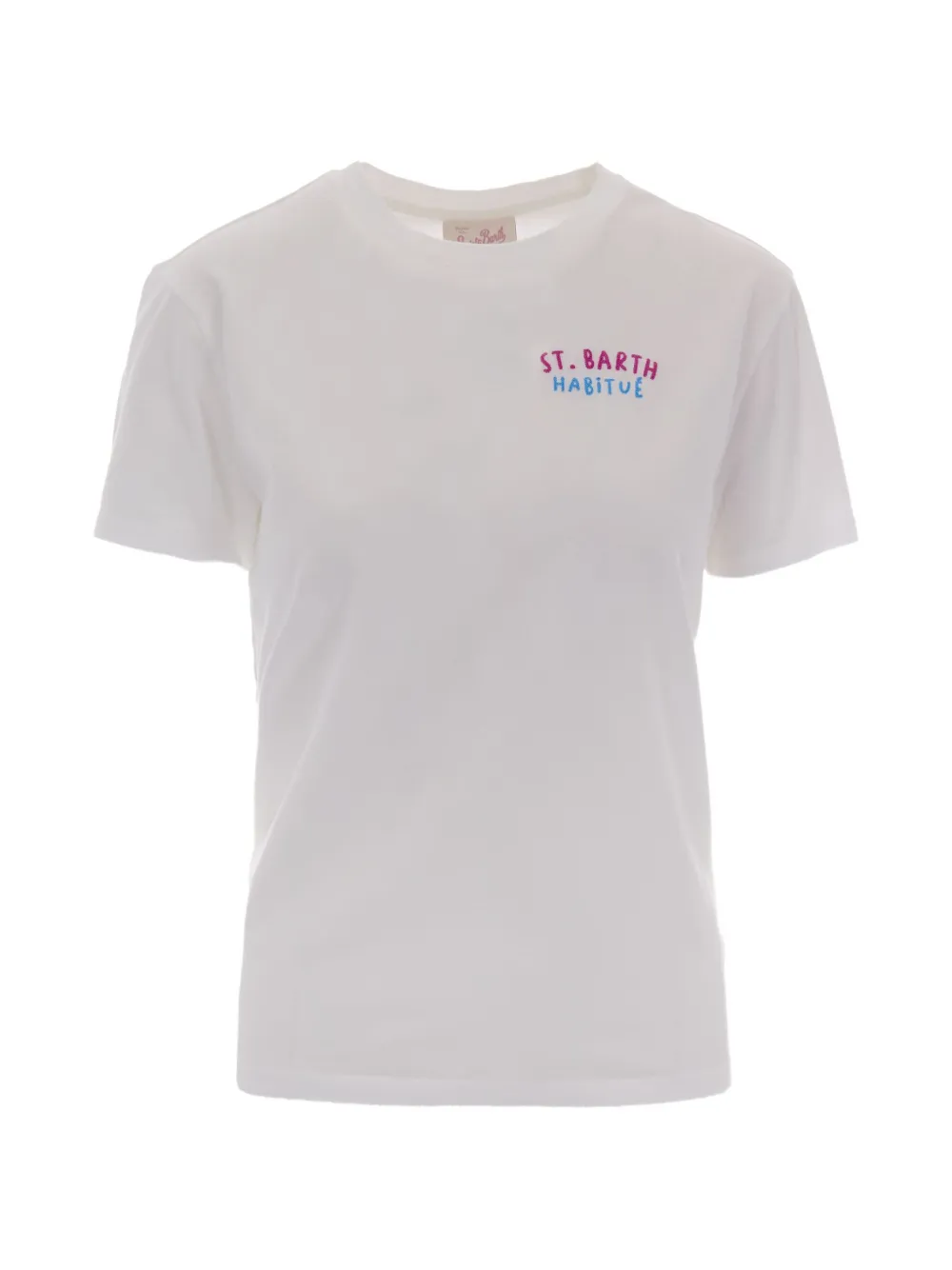 MC2 Saint Barth T-shirt met borduurwerk Wit