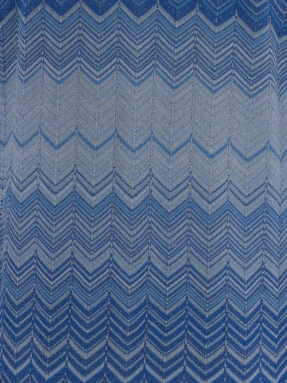 MC2 Saint Barth Tonia vest met chevron streep Blauw