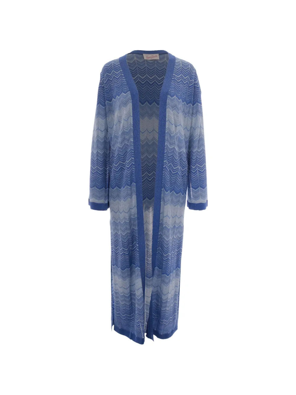 MC2 Saint Barth Tonia vest met chevron streep Blauw